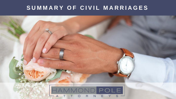 Civil Marriages