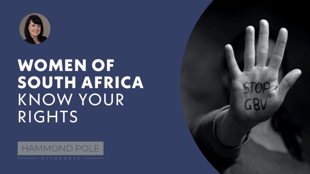 women of south africa know the law