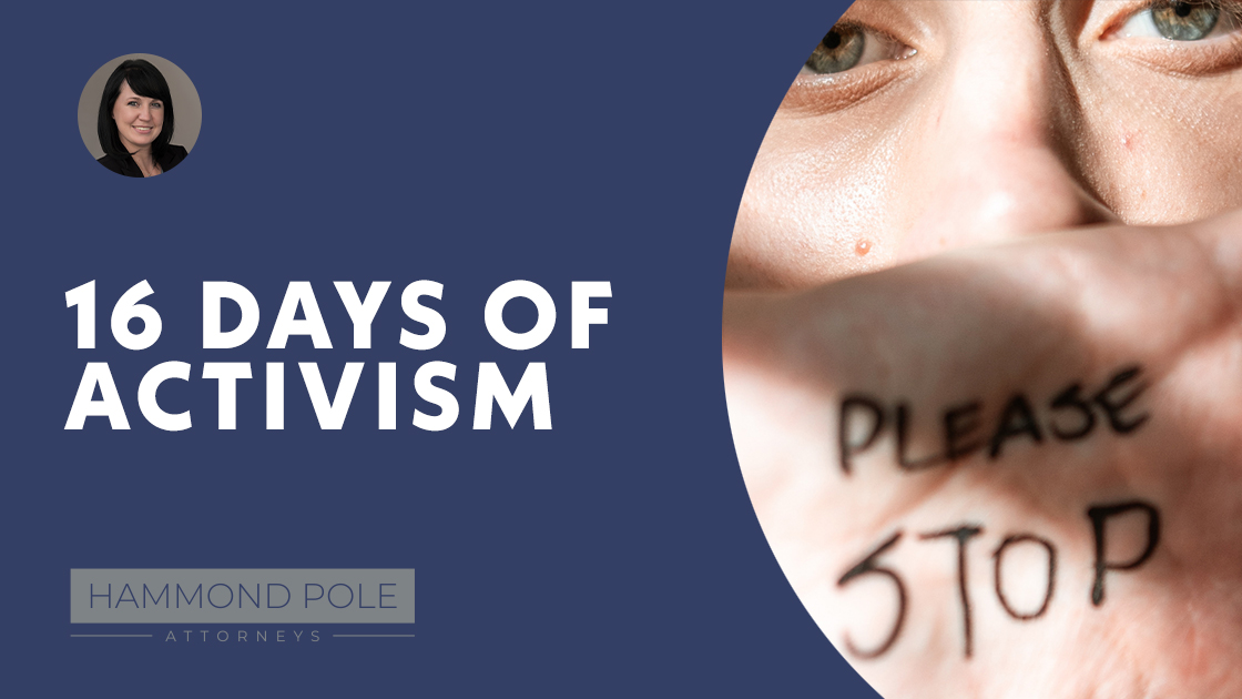 16 days of activism blog